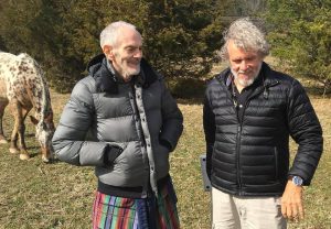A picture of 2 friends - Dan Brule and Leonard Orr