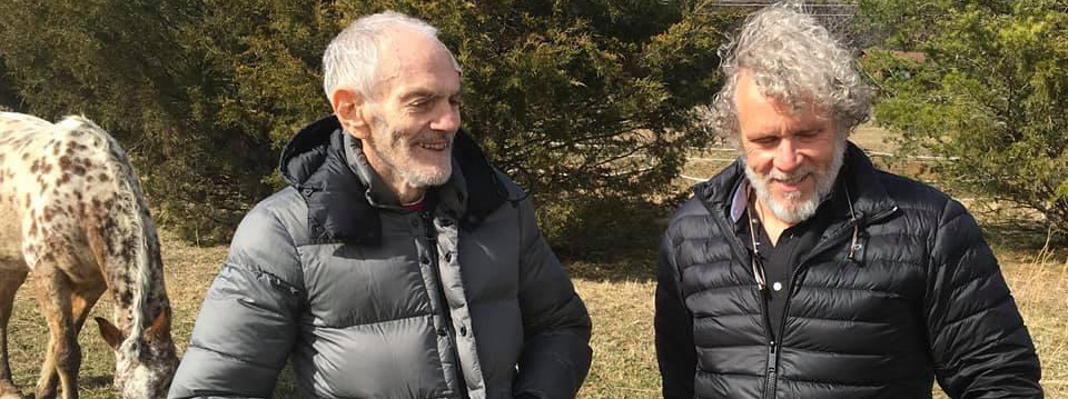 A picture of 2 friends - Dan Brule and Leonard Orr